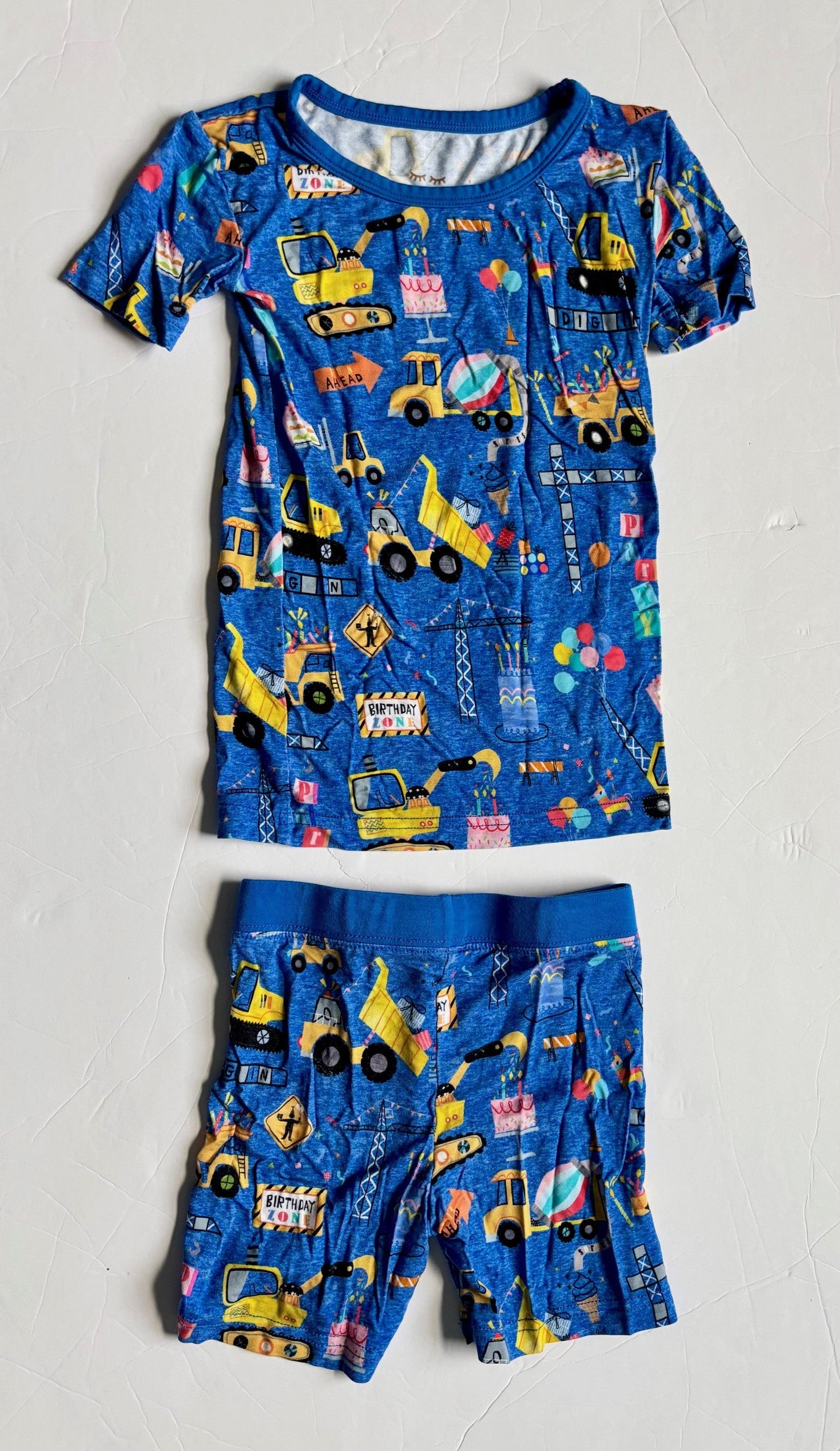 #43 Little Sleepies Birthday Builders Boys 3T EUC