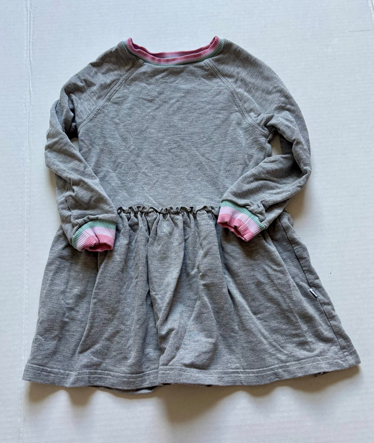 #154 Little Sleepies Play Sweatshirt Dress Girls 3T VGUC