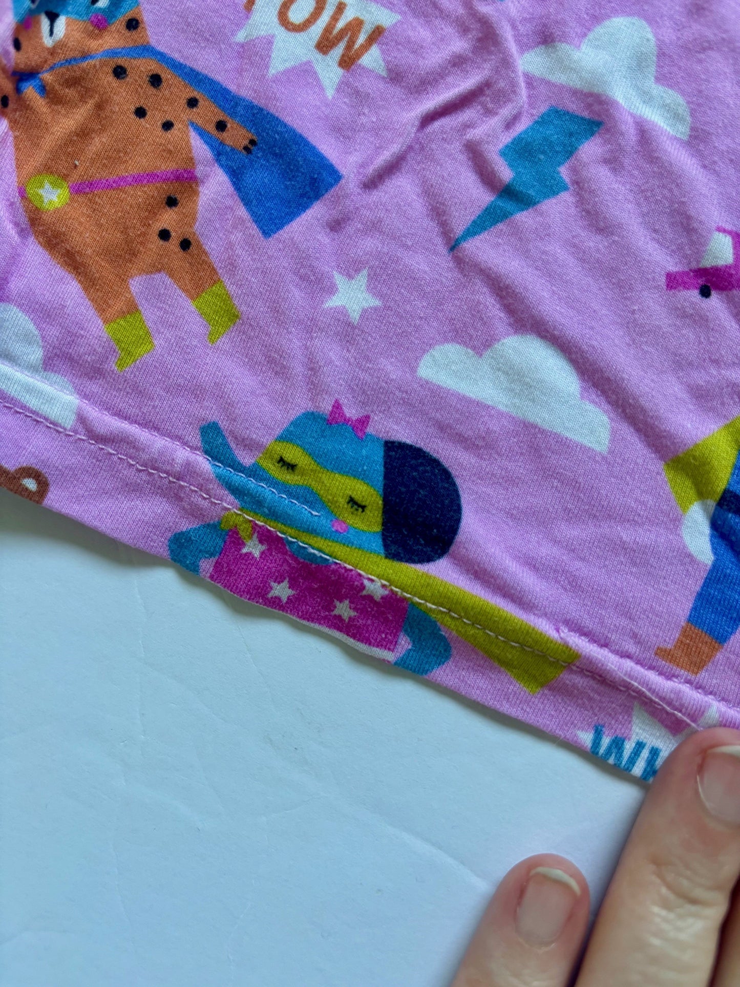 #43 Little Sleepies Sleepy Heroes Girls 3T GUC