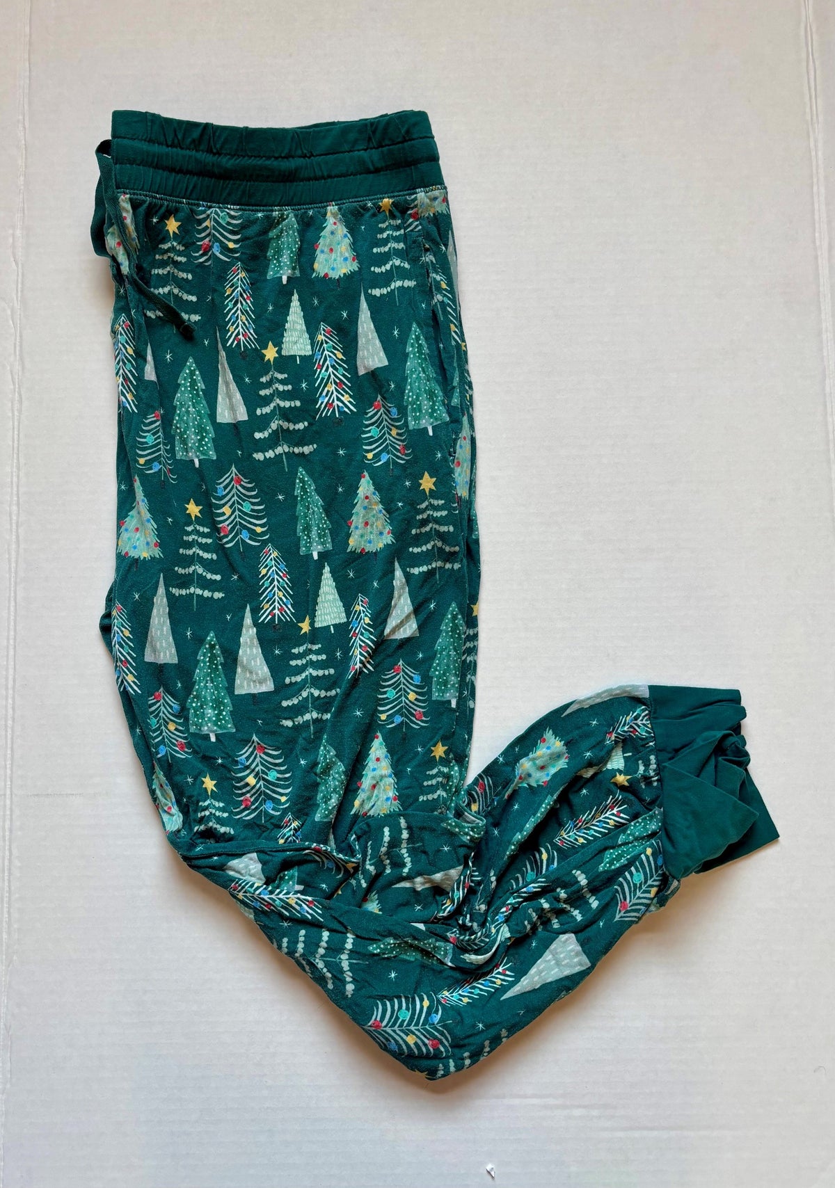 #154 Little Sleepies Holiday Jogger PJ Pants Women's XL VGUC