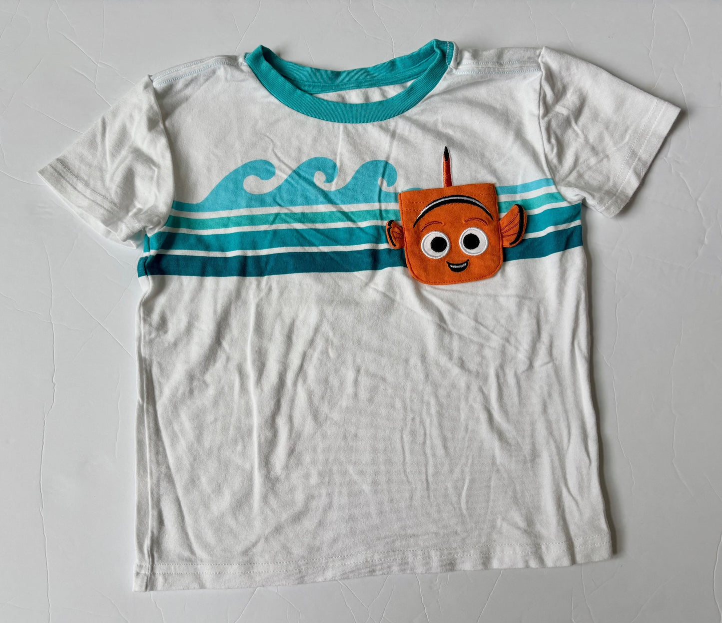 #43 Little Sleepies Nemo Pocket Tee Boys 3T EUC