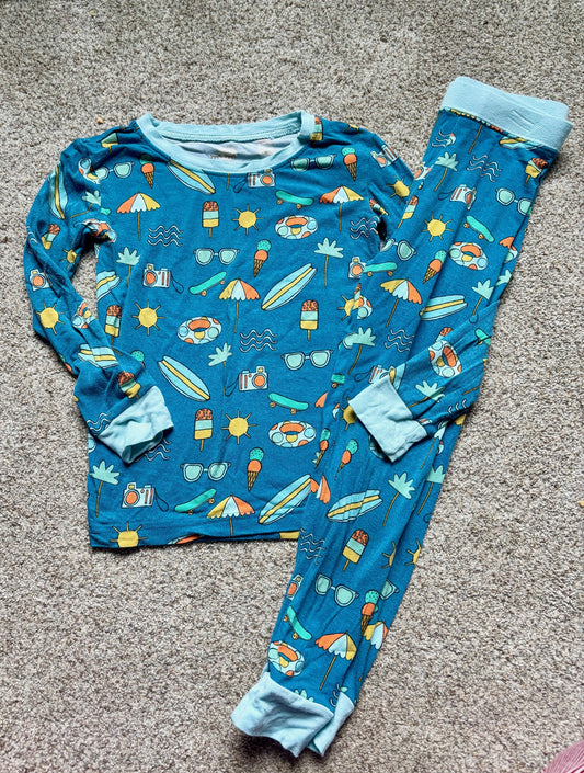 #43 Little Sleepies Jams Girls or Boys 3T VGUC