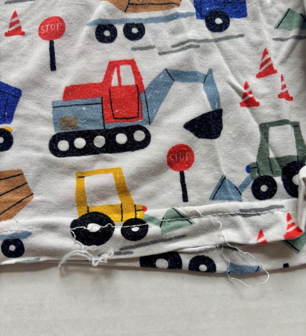 #154 Little Sleepies Vehicle Pajamas Boys 4T GUC
