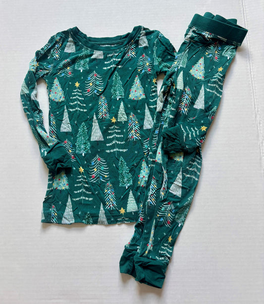 #154 Little Sleepies Christmas Pajamas Boys or Girls 3T VGUC