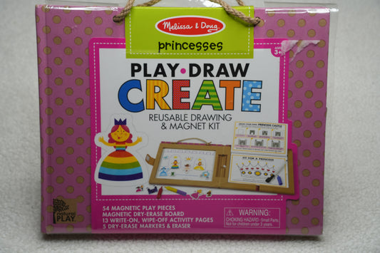 #31 Melissa and Doug Play Draw Create Princess Kit, NIP