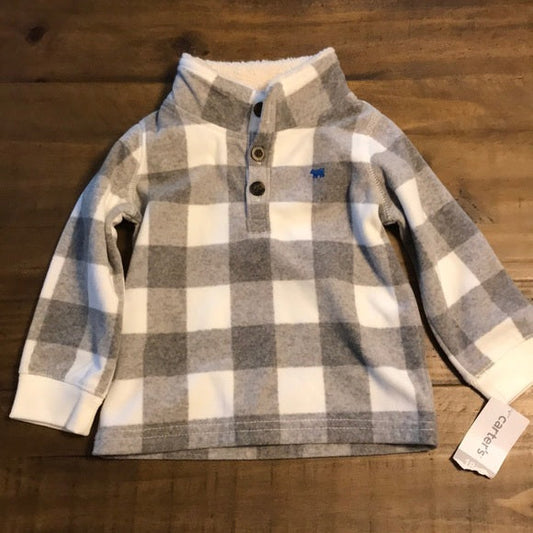 #181 - REDUCED *NWT - Carter’s Buffalo Check Shirt - 18mo