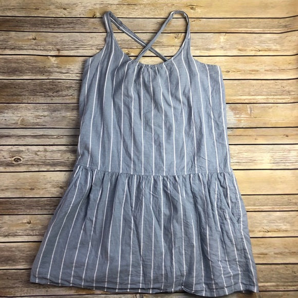Soft Joie Striped Drop Waist Dress (Medium) PPU 45230
