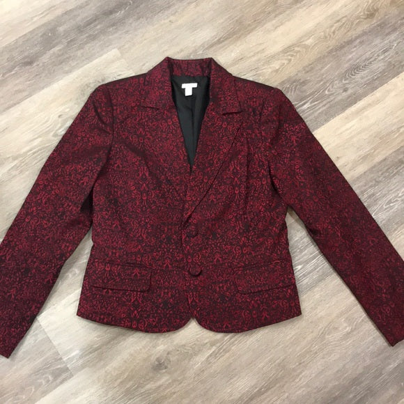 PPU Montgomery Women's Floral Holiday Blazer (Size 12)