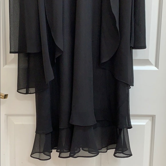 PPU Montgomery Black Flowy Dress (Size 12)