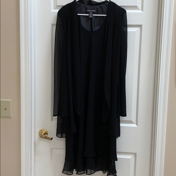 PPU Montgomery Black Flowy Dress (Size 12)