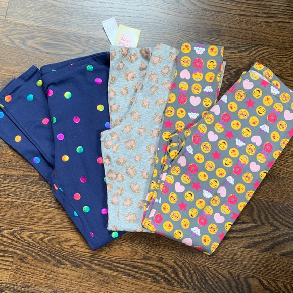 #181 - NEW Girls Kids Print Leggings Set - XL *REDUCED*