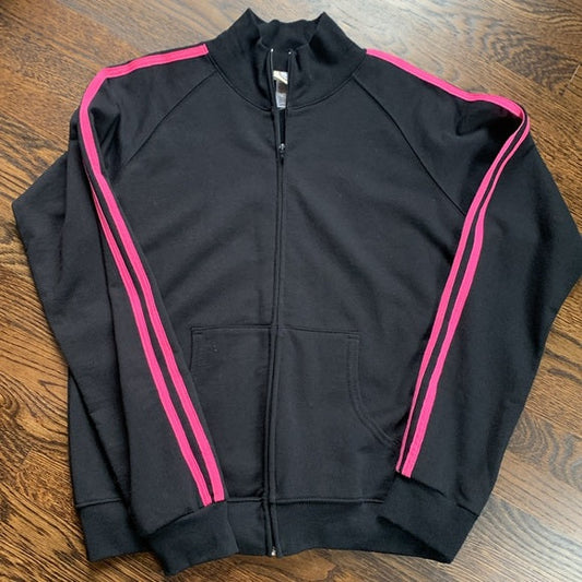 #181 - NWT Women's Black Track Jacket Sweatshirt - Women Large *REDUCED*