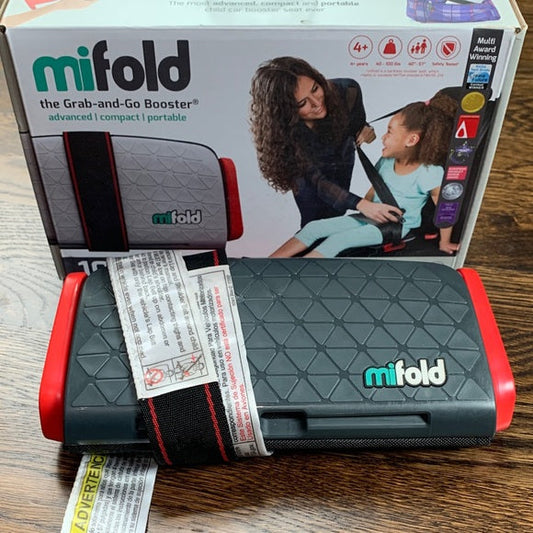 #181 - Mifold Grab-and-Go Adjustable Travel Backless Booster Seat - Black (2 of 2)