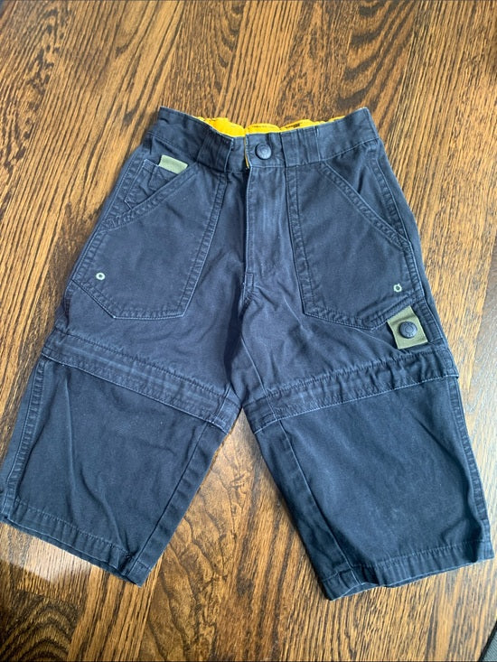 #151 - Boys Navy Utility Cargo Shorts - 12-18mo