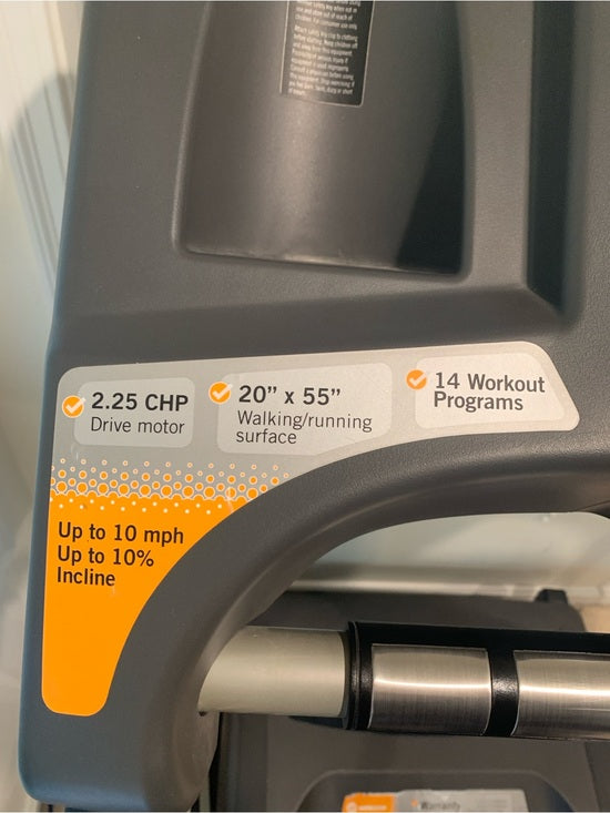 #48 - *Reduced* Treadmill *LARGE ITEM - Must Arrange Pick UP*