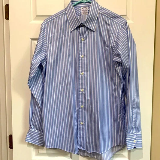 #181 - EUC Brooks Brothers Men's Shirt - 16 3/4. Extra Slim Fit *REDUCED*