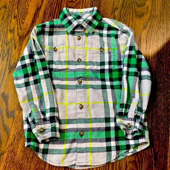 PPU Montgomery Gymboree Boys Button Up Collared Shirt (Size 5T)