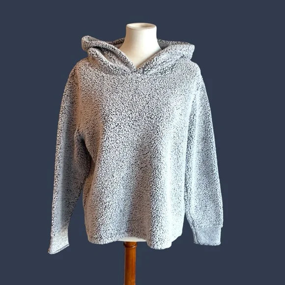 #1 Sherpa teddy hoodie medium REDUCED