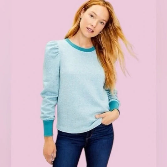 #1 LOFT Puff Sleeve Sweatshirt Medium REDUCED