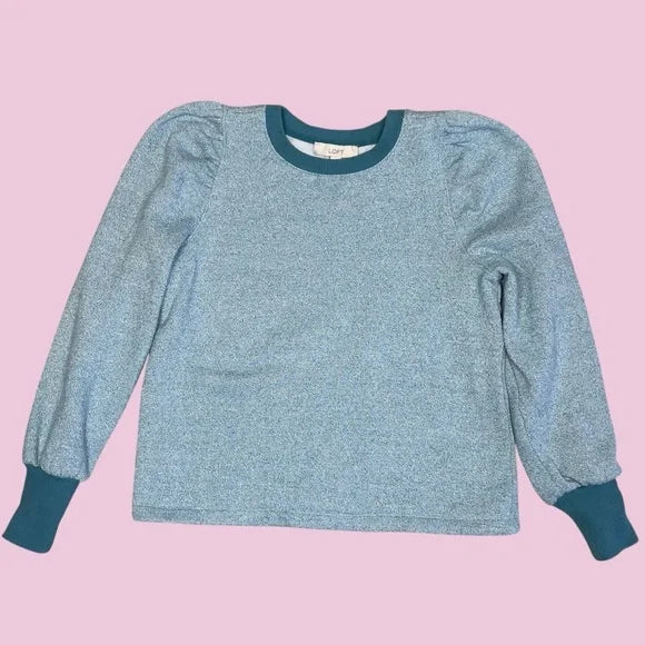 #1 LOFT Puff Sleeve Sweatshirt Medium REDUCED
