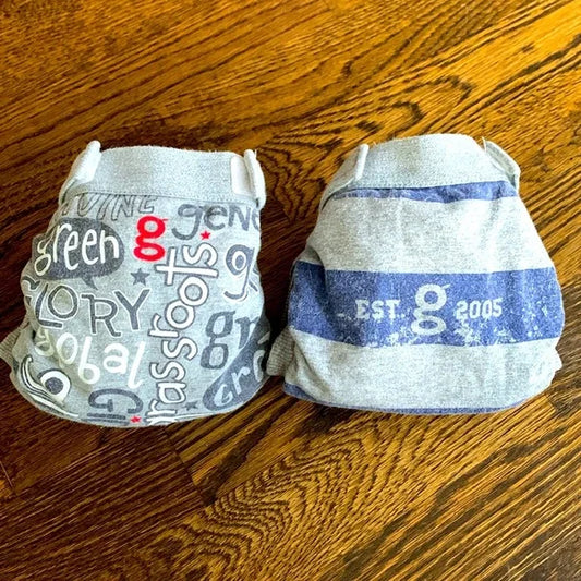 #181 - EUC G Diapers Cloth Reusable Diaper Set - Small (8-14lbs)
