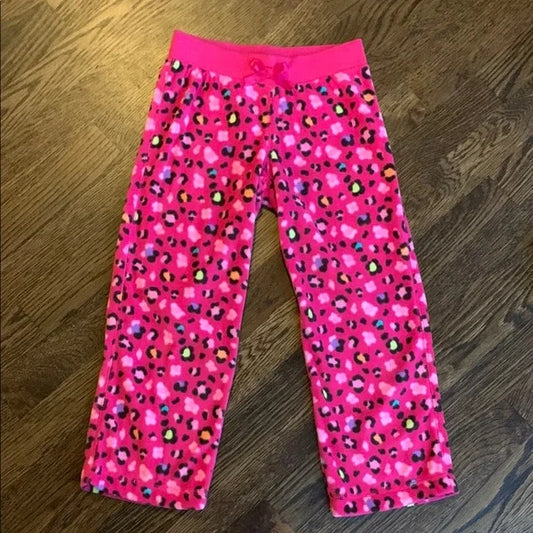 #181 - NWT Pink Cheetah Print Kids Girls Pants - Size 5