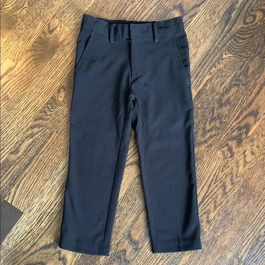 #181 - Like New Chaps Boys Black Pants - Size 4