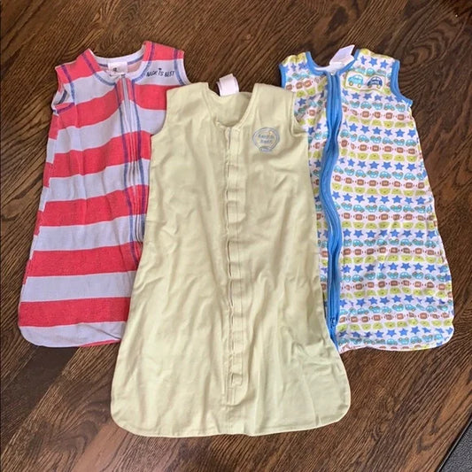 #89 - Halo Infant SleepSack Sleeveless Pajamas Set - Size Small (Birth - 6mo)