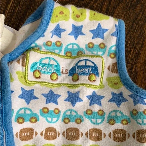 #181 - Halo Infant SleepSack Sleeveless Pajamas Set - Size Small (Birth - 6mo)
