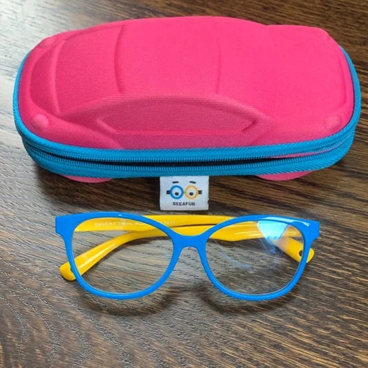 #181 - SEEAFUN Blue Light Glasses for Kids, UV400 protection, Anti Blue Ray, Pink Case (1 of 2) *REDUCED*