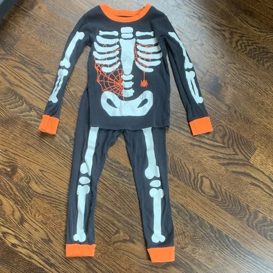 #181 - Carter's Skeleton Pajama PJ Set - Size 5