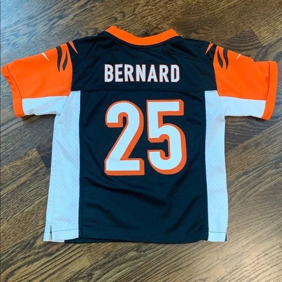 #91 - NFL Bengals Bernard 25 Child's Football Jersey - Child Large