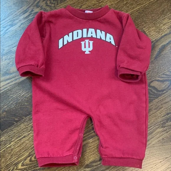 #91 - Indiana University IU Baby Romper - 18mo