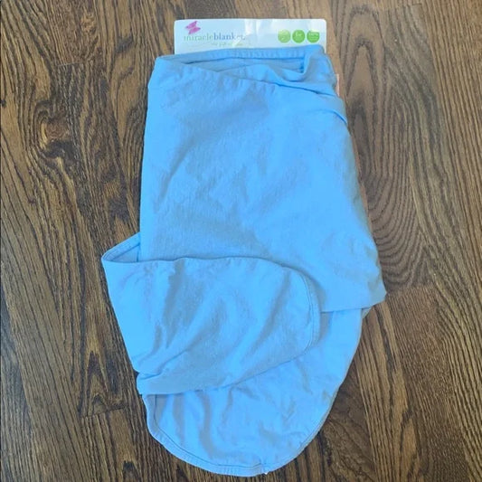 #91 - Miracle Blanket Blue Baby Swaddler Blanket (NB-14w)
