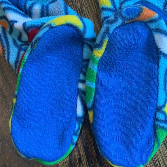 #91 - REDUCED EUC The Children's Place Transportation Baby Footed Pajamas - 12mo