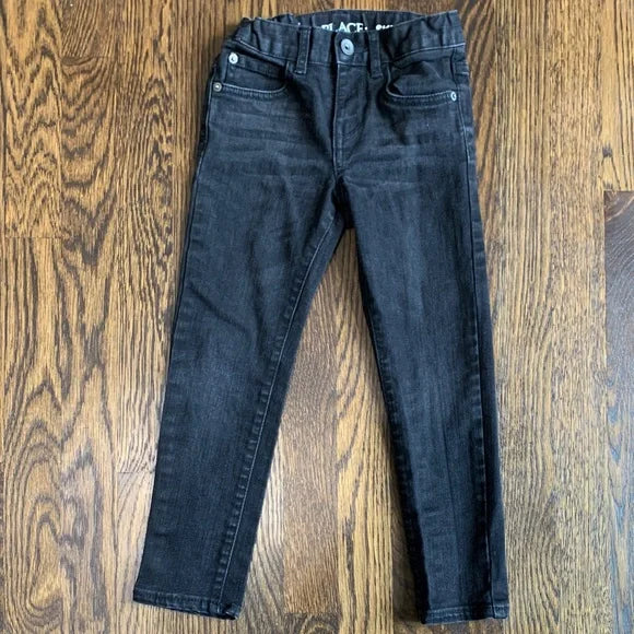 #91 - The Children's Place Black Denim Jeans - Size 5 Kids