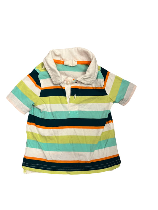 REDUCED Crazy 8 Boy Striped Polo type shirt(6-12 months)