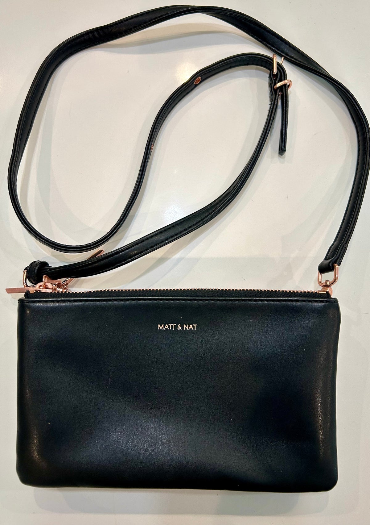 #32 Matt and Nat Triple Zip Vegan Crosbody Purse