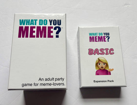 #154 What do you Meme Card Game and Expansion Pack