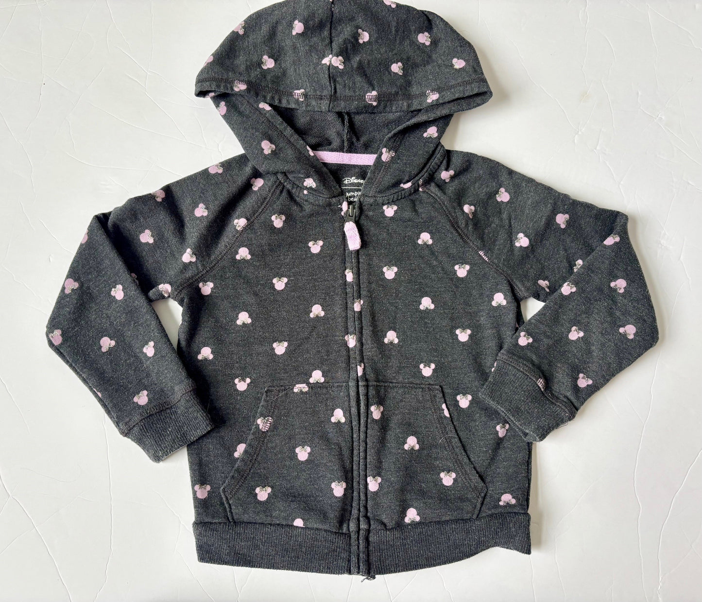 #43 Jumping Beans Minnie Zip Up Hoodies Girls 3T GUC