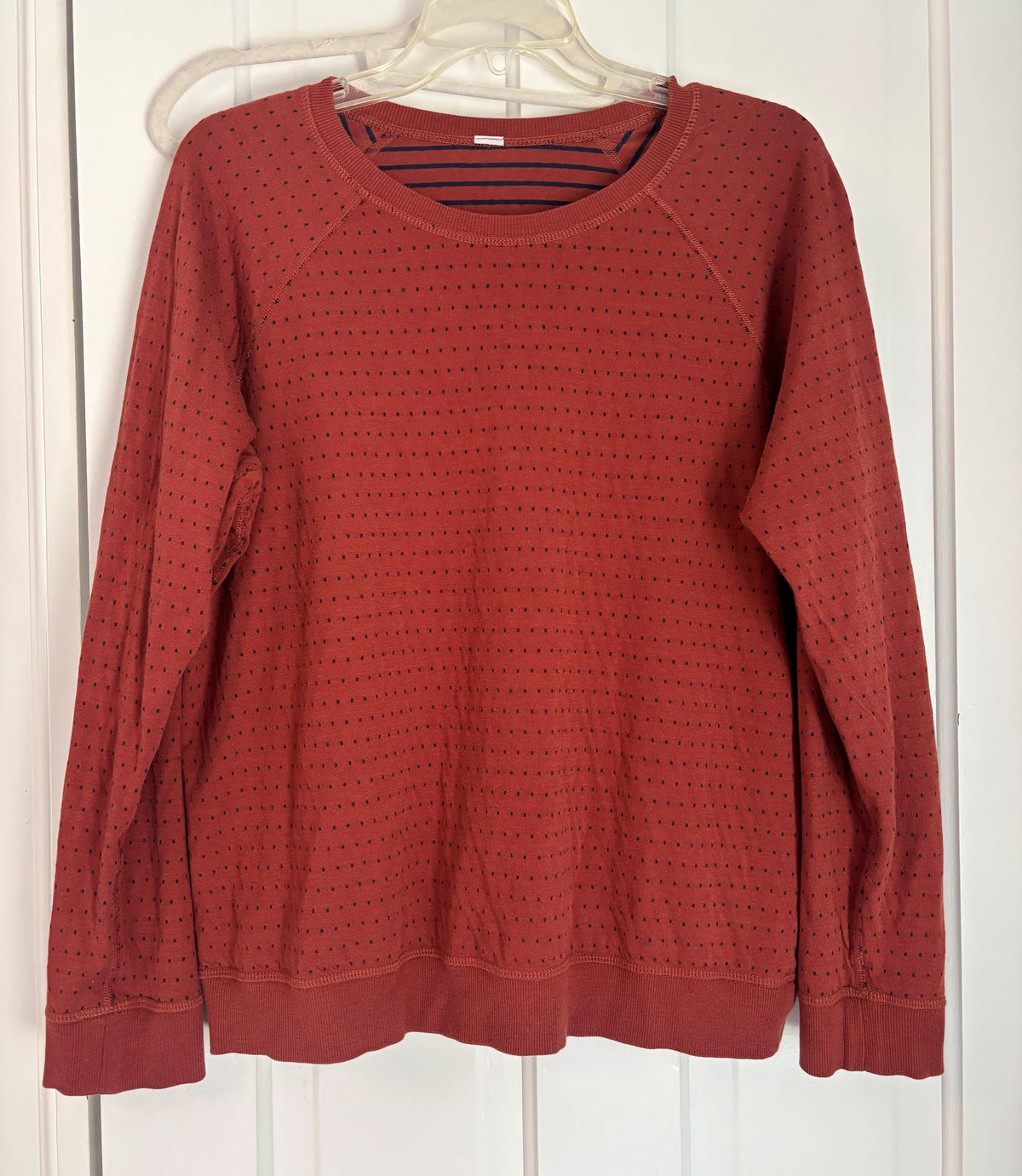#154 Marine Layer Reversible Light Sweatshirt Women's L EUC