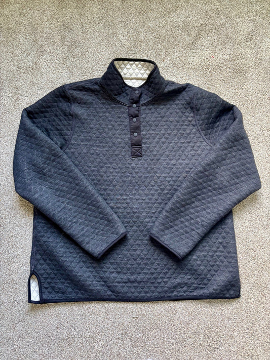 #43 Marine Layer Reversible Quilted Pullover Women's XL VGUC