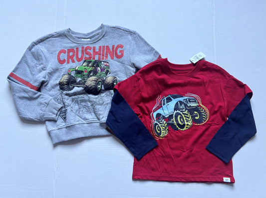 #154 Monster Truck Bundle Boys 4T NWT