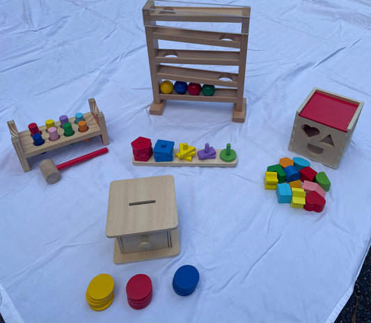 #32 Bundle of Montessori Wooden Toys for Infants & Toddlers