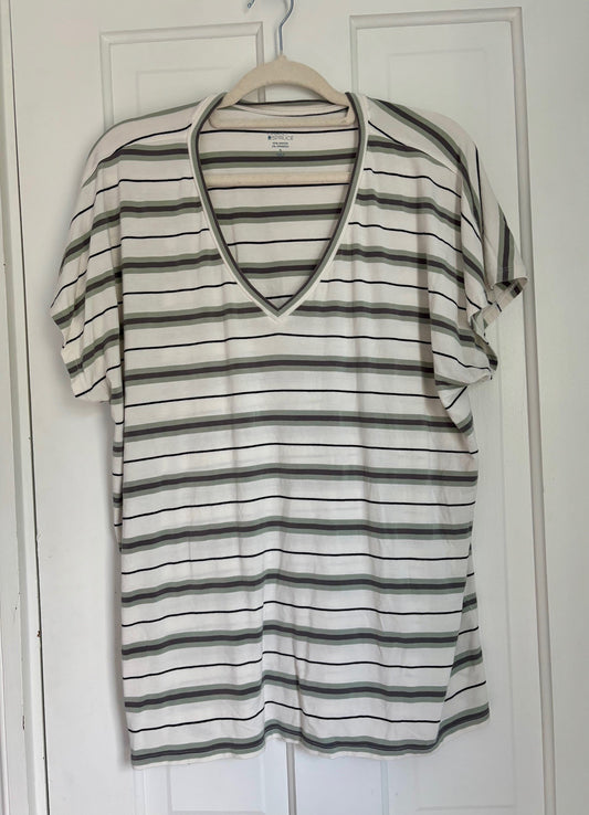 #43 Market & Spruce (Stitch Fix) Short Sleeve Dolman V Neck Tee Women's Xl VGUC