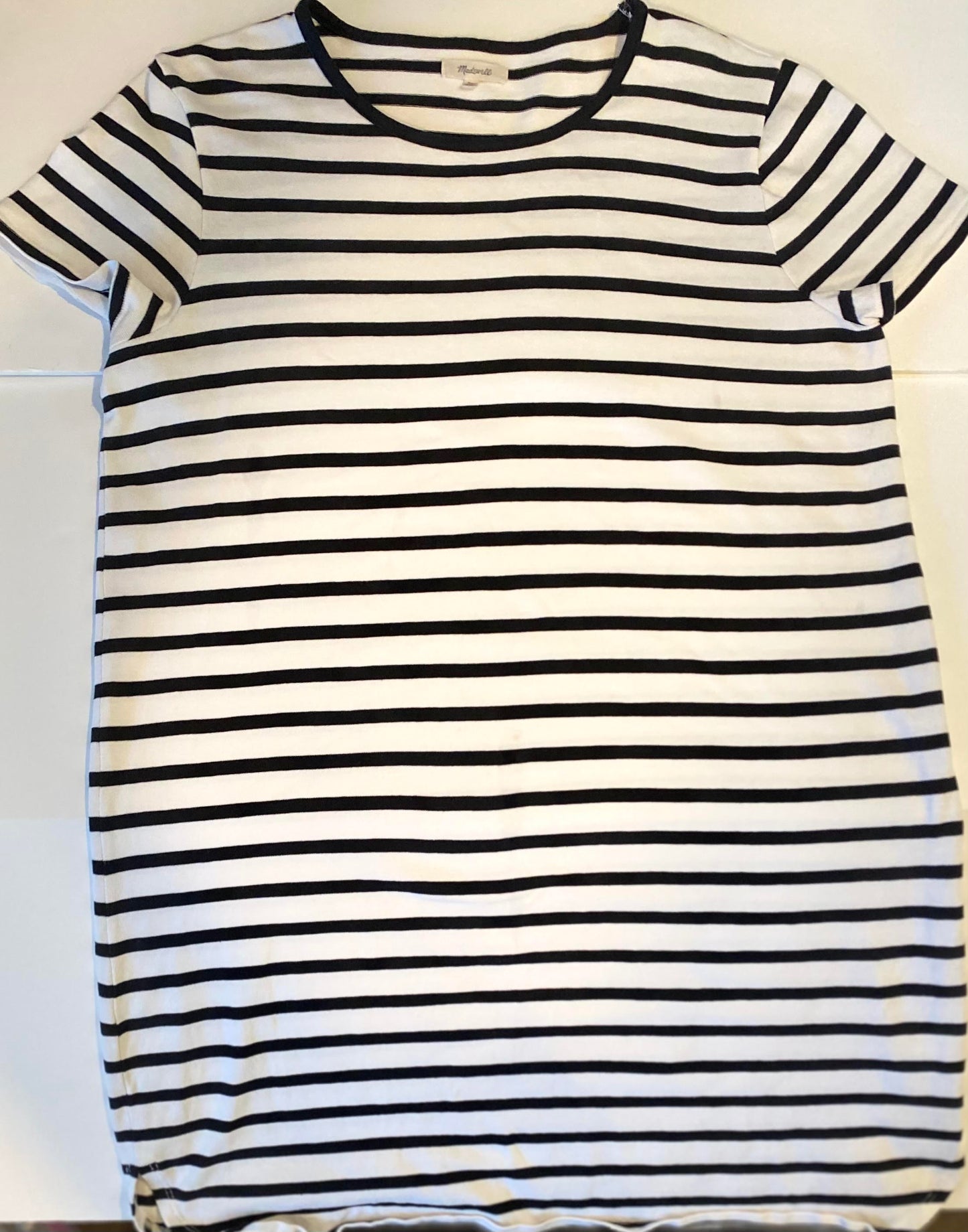 Madewell Striped Ringer Tee Dress in Size L