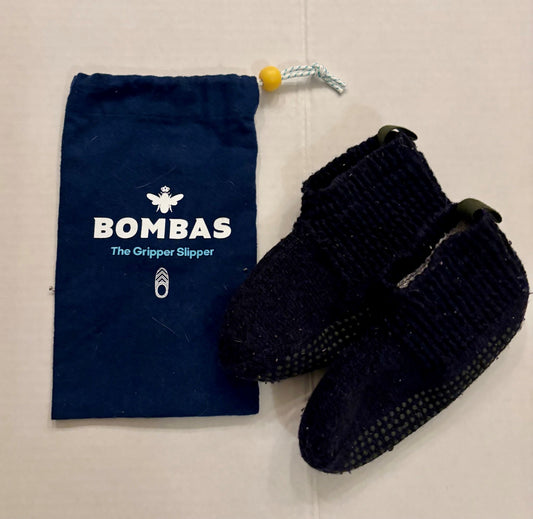 #154 Bombas Gripper Slipper Toddler Shoe Size 8-10 VGUC