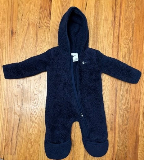 Seller 34 - 6 month Nike navy sherpa pram suit / coverall