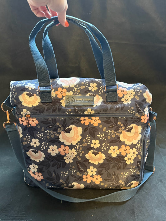 Seller #12 Kelly Breast Pump Tote  (Le Floral) by Sarah Wells Bags