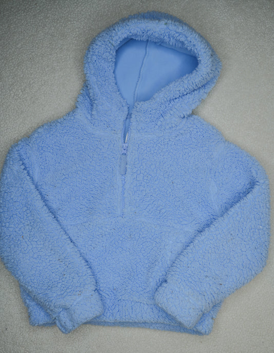 #31 Kids' Blue Fleece Hoodie, Size Small (7/8)